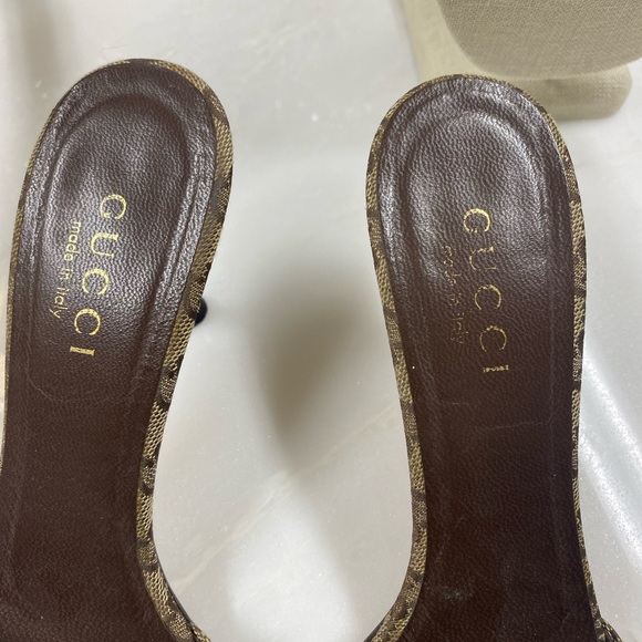 Gucci Canvas Heels - Picture 3 of 9
